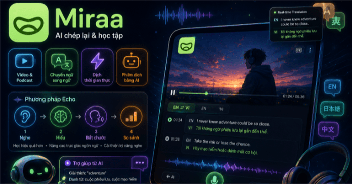 Miraa - AI transcribe & study