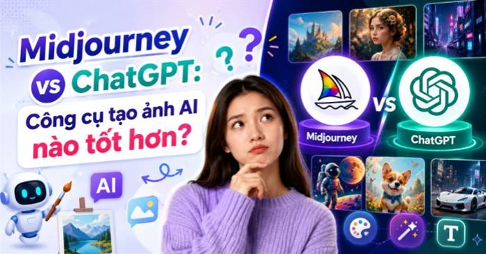 Midjourney vs ChatGPT: Công cụ tạo ảnh AI nào tốt hơn?