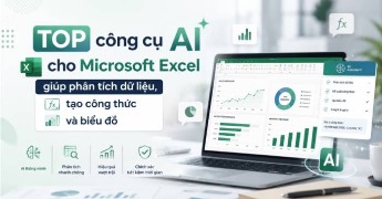 TOP công cụ AI cho Microsoft Excel giúp phân tích dữ liệu, tạo công thức và biểu đồ