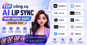 TOP công cụ AI lip sync nhép miệng video chuẩn xác