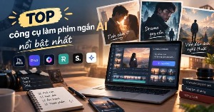TOP công cụ làm phim ngắn AI nổi bật nhất