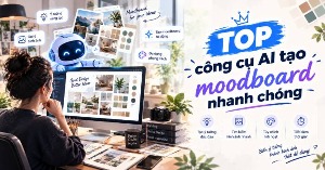 TOP công cụ AI tạo moodboard nhanh chóng