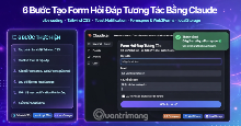 [Video] Hướng dẫn dùng Claude vibe coding tạo form hỏi đáp tương tác